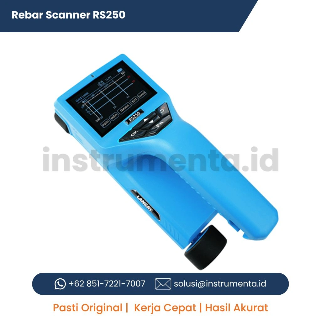 Distributor Rebar Scanner LANGRY RS250 Alat Deteksi Tulangan Beton dan Concrete Cover Meter